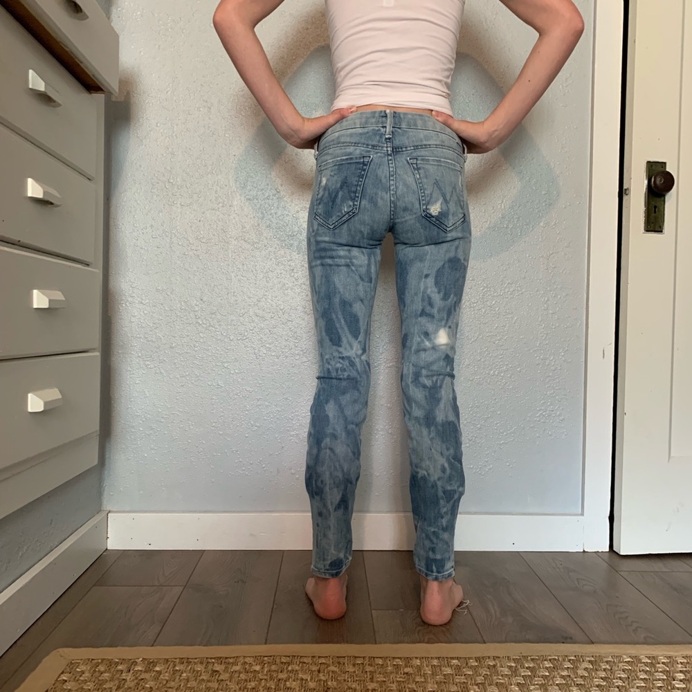 Acid Washed Mother Denim